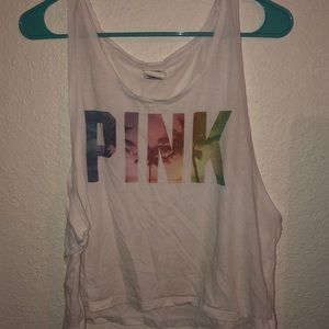 Pink crop top